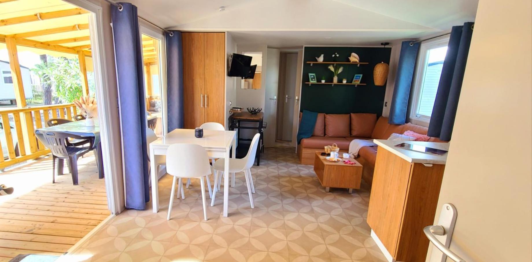 Mobil-Home Le Cocon Fun Pass Non Inclus Canet-en-Roussillon Eksteriør billede