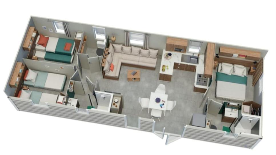 Mobil-Home Le Cocon Fun Pass Non Inclus Canet-en-Roussillon Eksteriør billede