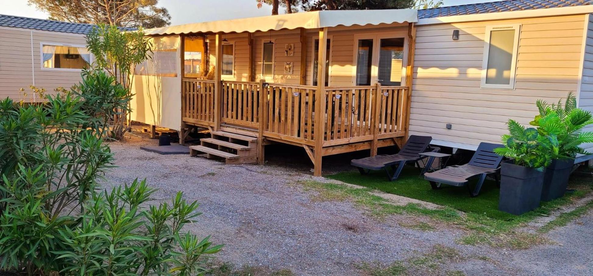 Mobil-Home Le Cocon Fun Pass Non Inclus Canet-en-Roussillon Eksteriør billede
